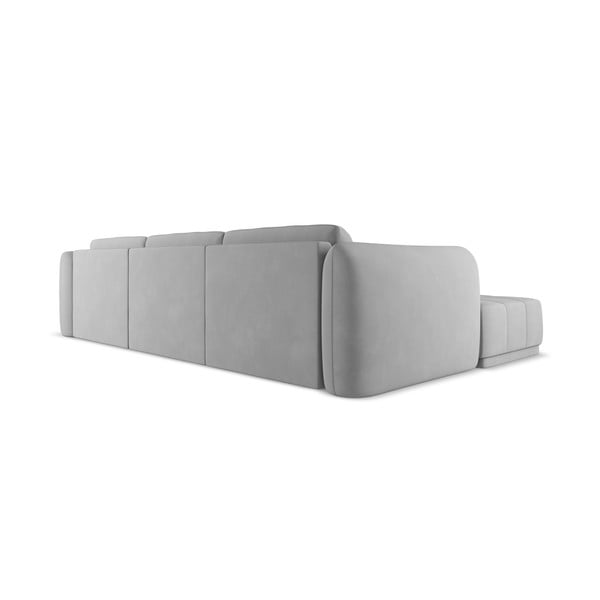 Светлосив ъглов диван (ляв ъгъл) Hoku – Makamii-image-4