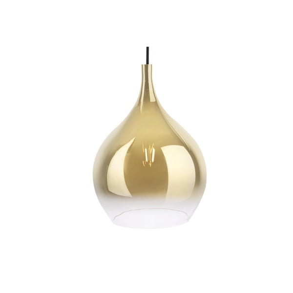 Стъклена висяща лампа в златисто Голяма, ø 26 cm Drup - Leitmotiv-image-2