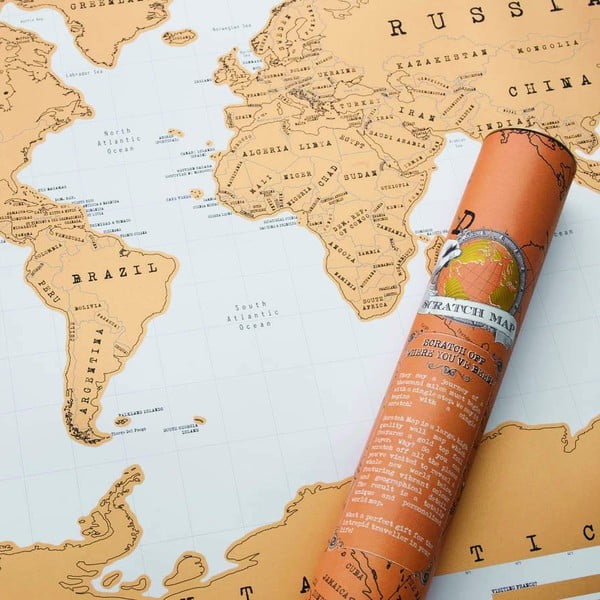 Скреч карта 88x52 cm World Scratch Map – Ambiance-image-1