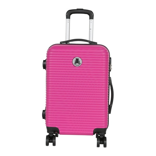 Růžový příruční kufr LULU CASTAGNETTE Lucy, 44 l