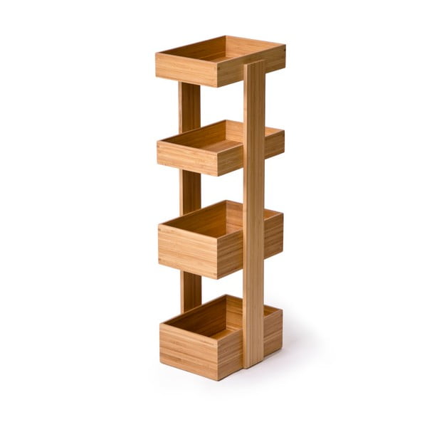 Бамбукова четиристепенна стойка за баня Caddy Arena - Wireworks-image-1