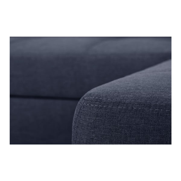 Modrá rozkládací pohovka Modernist Pashmina, pravý roh-image-3