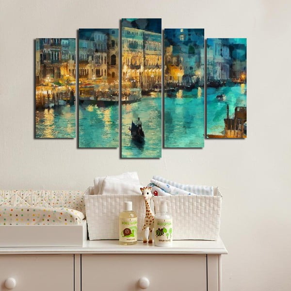 Картини в комплект от 5 бр. Venice - Wallity-image-1