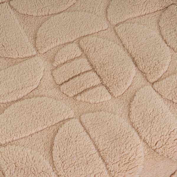 Светлокафяво одеяло от микроплюш 130x160 cm Mid Century – Casa Selección-image-3