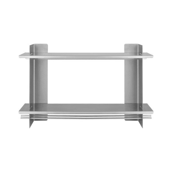 На няколко нива метален стенен рафт в сребрист цвят 70 cm Tivo – noo.ma-image-2