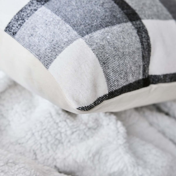 Декоративна възглавница 45x45 cm Ecossais – douceur d'intérieur-image-3