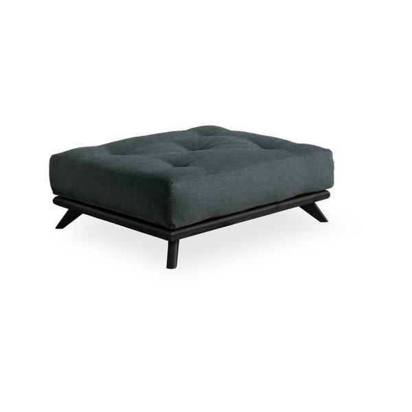 Табуретка за крака Senza Black/Grafit Grey - Karup Design