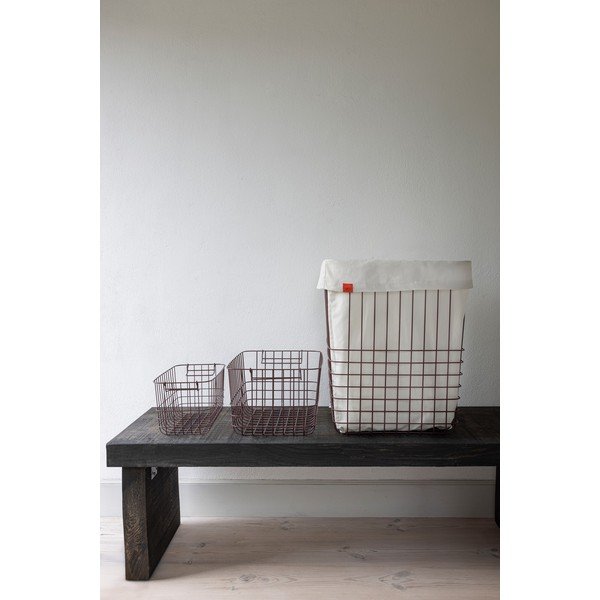 Бордо метален кош за пране 64 l Store-It – Mette Ditmer Denmark-image-1