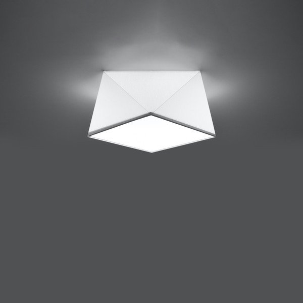 Бяло осветително тяло за таван 25x25 cm Koma – Sollux-image-1