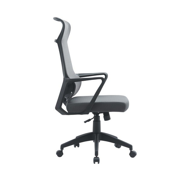 Сив тапициран офис стол Hoboken – Yes Everyday-image-2