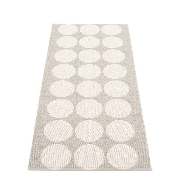 Бежова и кремава пътека за открито и закрито 70x160 cm Hugo Linen Vanilla – Pappelina