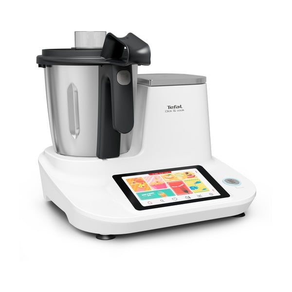 Кухненски робот в бяло и сребристо Click and Cook - Tefal