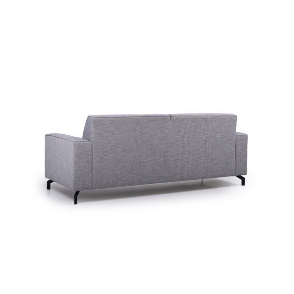 Сив диван с три места Lesly - Scandic-image-1