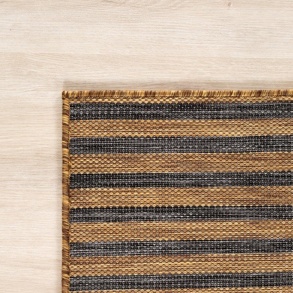 Черен/кафяв килим за открито и закрито 240x340 cm Mira 1453 – Ayyildiz Carpets-image-2