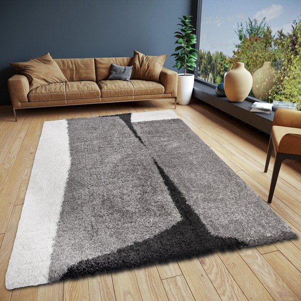 Сив килим 200x290 cm - Elle Decoration-image-1