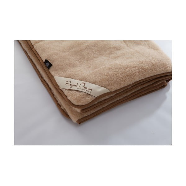 Vlněná deka Royal Dream Merino, 200 x 200 cm-image-1