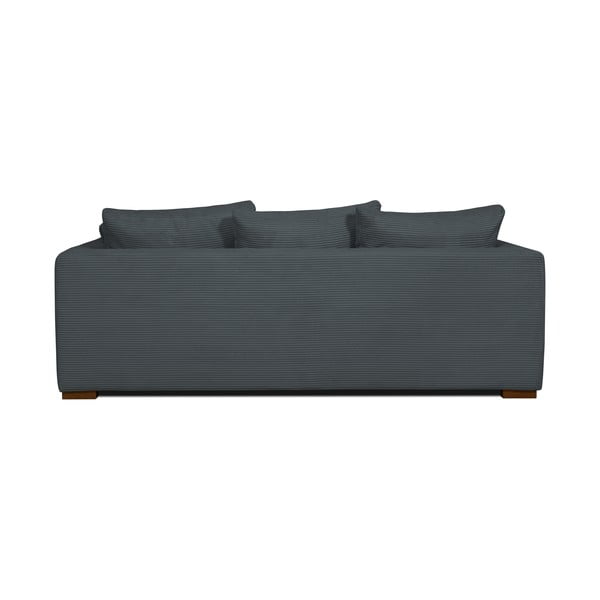 Сив велурен диван 175 cm Comfy - Scandic-image-3