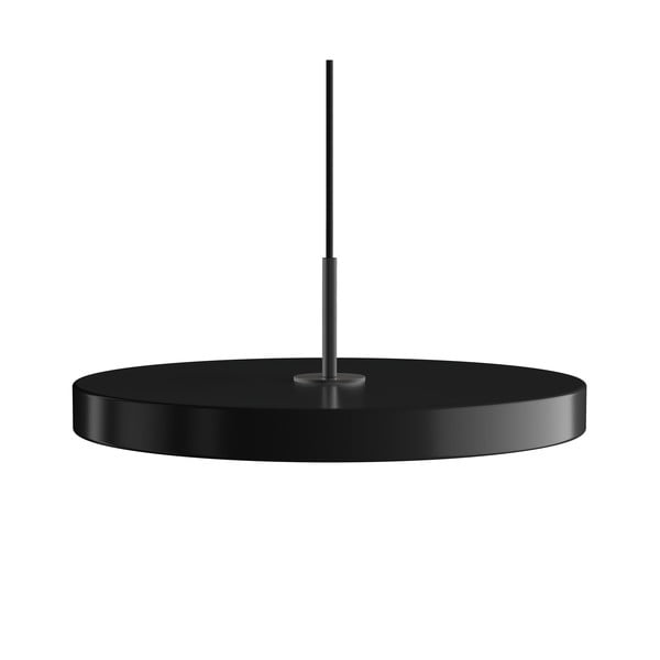Черно LED висящо осветително тяло с метален абажур ø 43 cm Asteria Medium – UMAGE