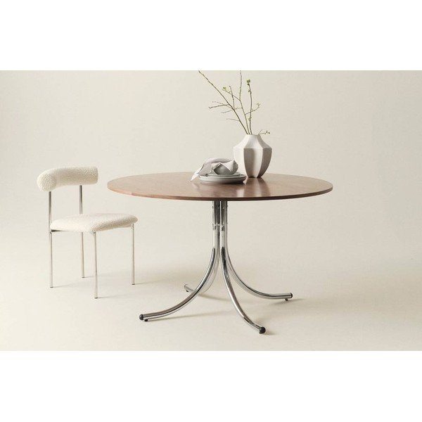 Метална кръгла трапезна маса ø 130 cm Chipley – Jotex-image-2