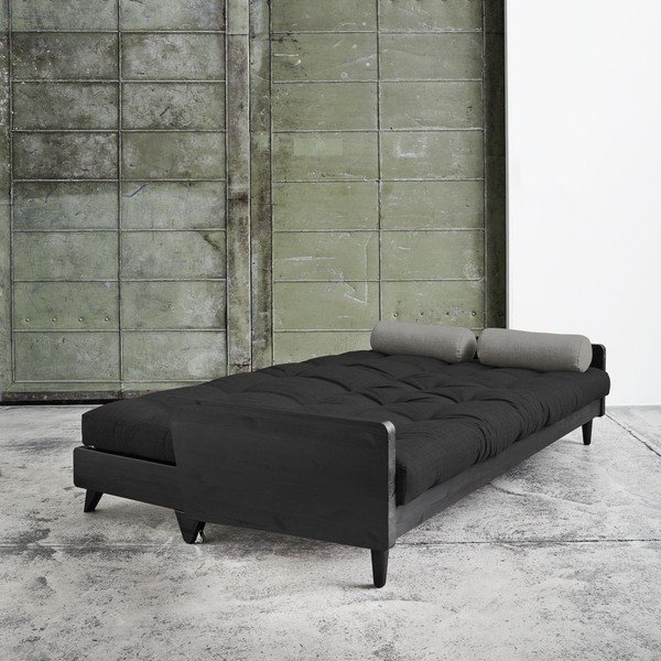 Rozkládací pohovka Karup Indie Black/Dark Grey/Granite Grey-image-2