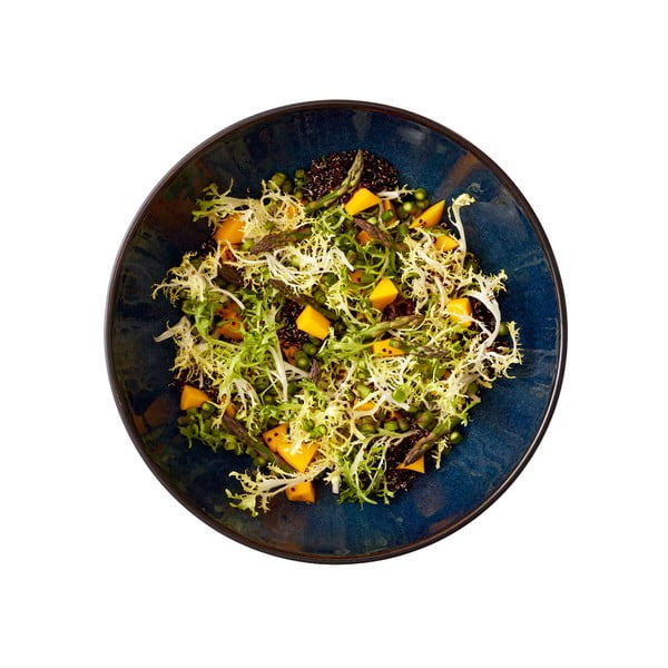 Черна/синя глинена купа ø 30 cm Gastro Dark Blue/Black – Bitz-image-4