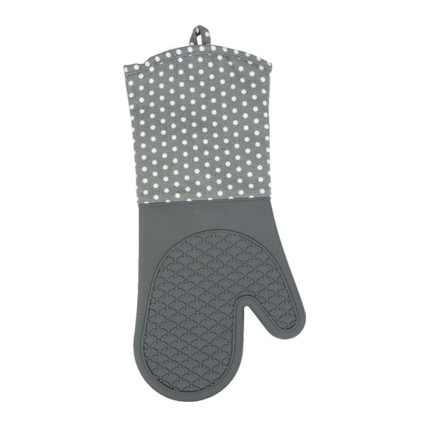 Комплект от 2 сиви силиконови ръкавици за фурна - Wenko-image-1