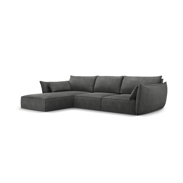 Сив ъглов диван (ляв ъгъл) Vanda - Mazzini Sofas-image-2