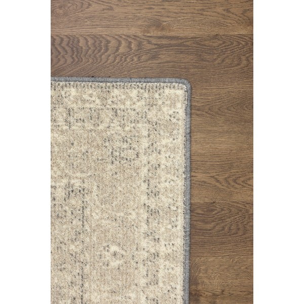 Бежов вълнен килим 133x180 cm William - Agnella-image-3