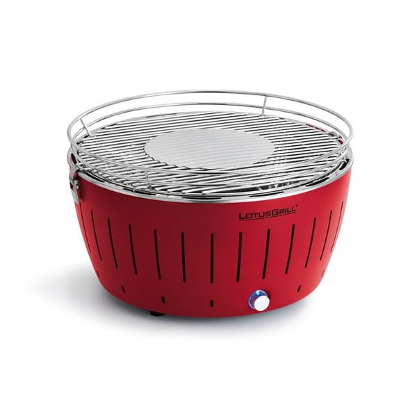 Червена бездимна скара XL - LotusGrill-image-2