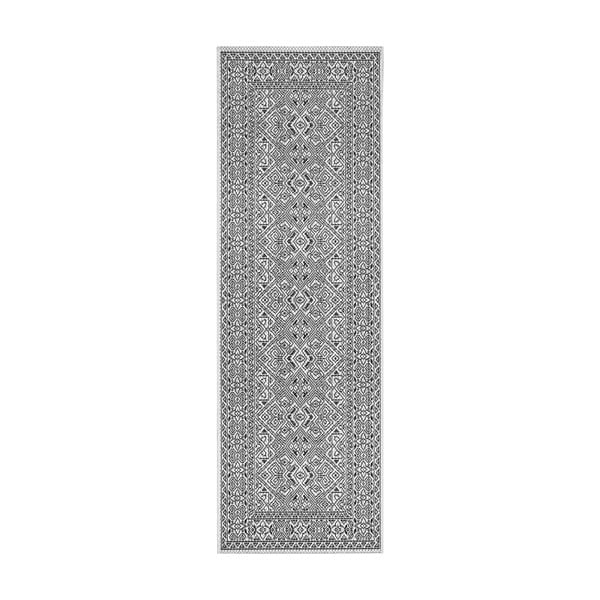 Черно-бежов мокет за открито , 70 x 300 cm Cuadrado - NORTHRUGS
