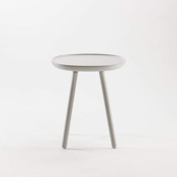 Сива масичка за кафе от масивна дървесина , ø 45 cm Naïve - EMKO-image-4