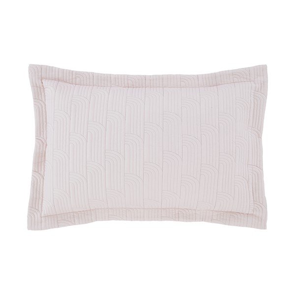 Комплект от 2 розови и сиви ватирани калъфки за възглавници Blossom, 75 x 50 cm Embroidered Blossom - Catherine Lansfield