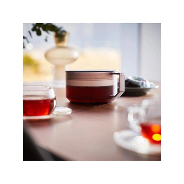 Черен пластмасов чайник с цедка 600 ml Tower – YAMAZAKI-image-2