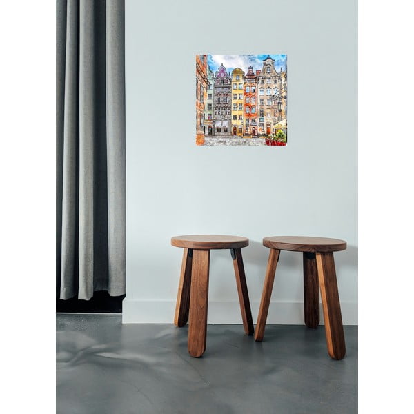 Картина 30x30 cm Gdansk - Fedkolor-image-1