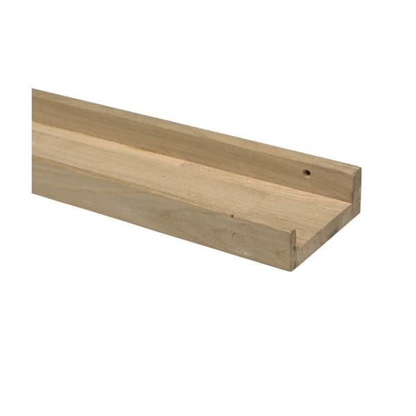 Стенен рафт за снимки от масивен дъб естествен 100 cm Photoframe – vtwonen-image-3