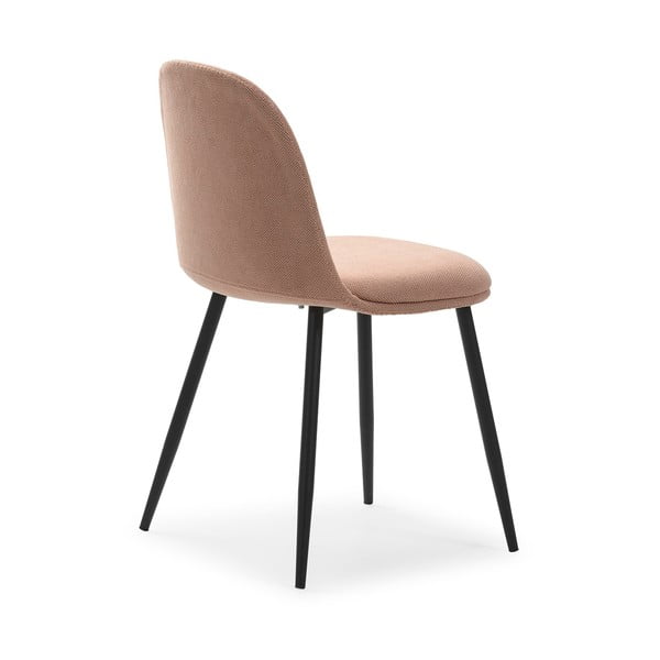 Светлорозови трапезни столове в комплект от 4 бр. Malila – Marckeric-image-4