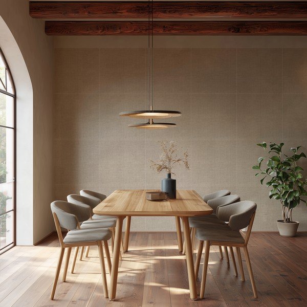Текстилни акустични панели в комплект 2 бр. 60x60 cm Light Linen – Styler-image-2