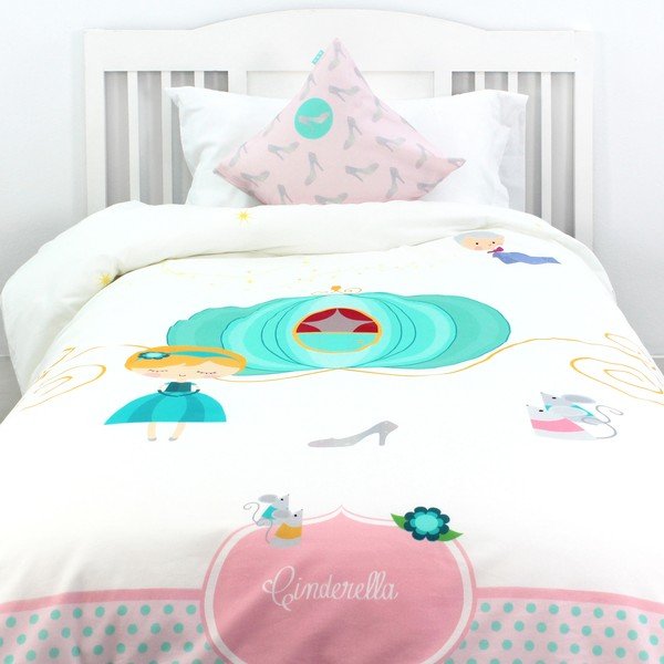 Детска памучна завивка и възглавница , 140 x 200 cm Pumpkin - Mr. Fox-image-2