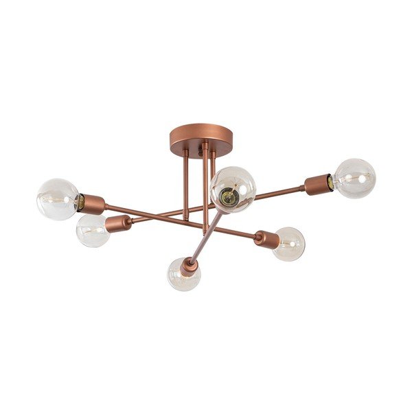 Осветително тяло за таван в бронзов цвят 64x64 cm Flower – Opviq lights