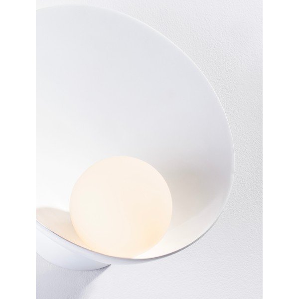 Стоманена стенна лампа в матово бял цвят Minim – Nova Luce-image-3