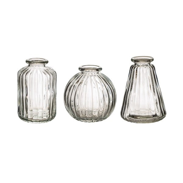 Комплект от 3 стъклени вази Bud - Sass & Belle