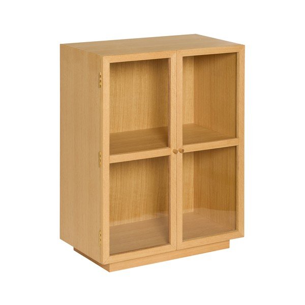 Висяща витрина от декор от дъб  в естествен цвят 70x90x39 cm Mae – Hübsch-image-3