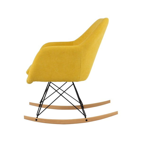 Жълт люлеещ се стол Emma - Tenzo-image-2
