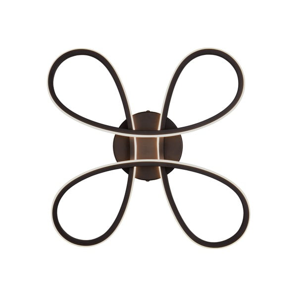 Черна LED светлина за таван 40x40 cm Fly - Trio-image-2