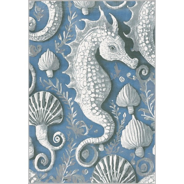 Син детски килим 160x230 cm Seahorse – FD