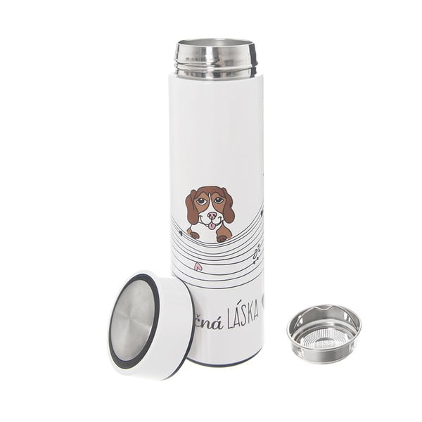 Бял термос 400 ml - Orion-image-2