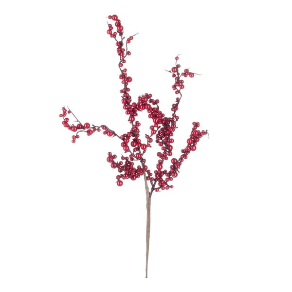 Dekorace Branch Red 53 cm