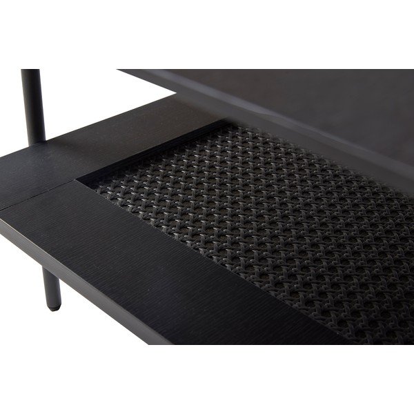 Черна масичка за кафе 55x110 cm Pensacola – Unique Furniture-image-2