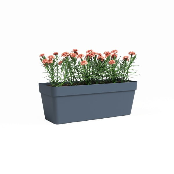 Самополиваща се саксия за цветя от рециклирана пластмаса 50 cm Capri – Artevasi-image-2