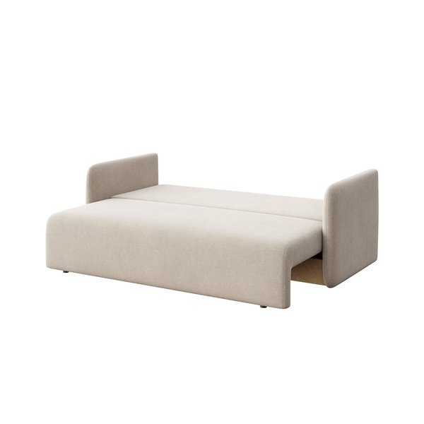 Бежов кадифен разтегателен диван 220 cm Chaum – Rodier-image-4